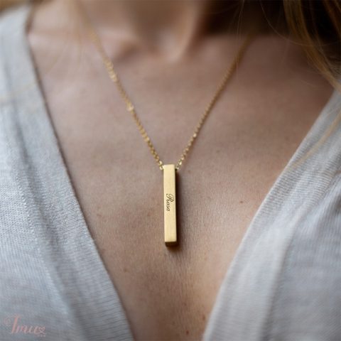 imusau.lt | parduodama Stilingas paauksuotas pakabukas su jūsų pageidavimu išgraviruotu tekstu